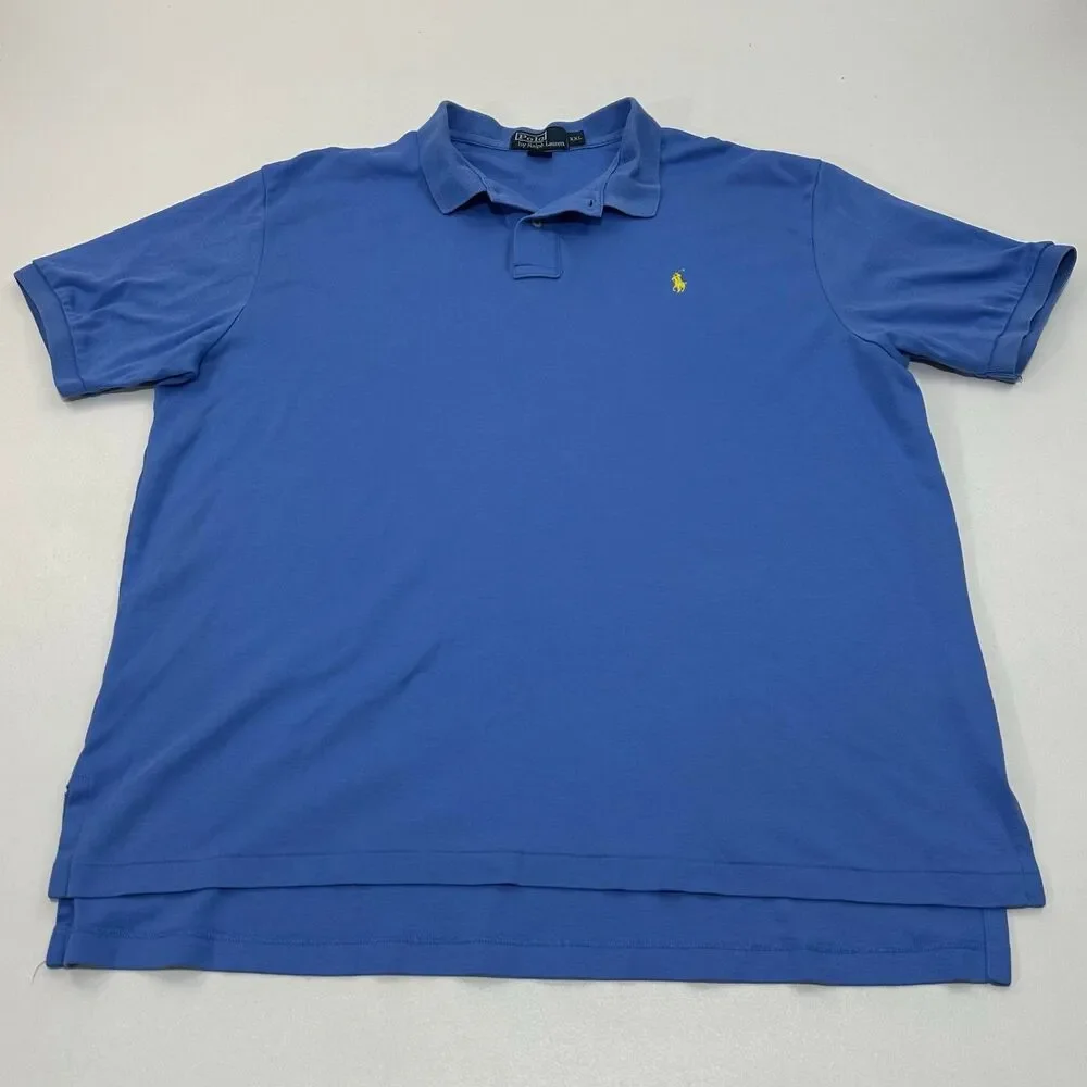 Polo by Ralph Lauren Men's Polo Shirt Blue‎ Size XXL